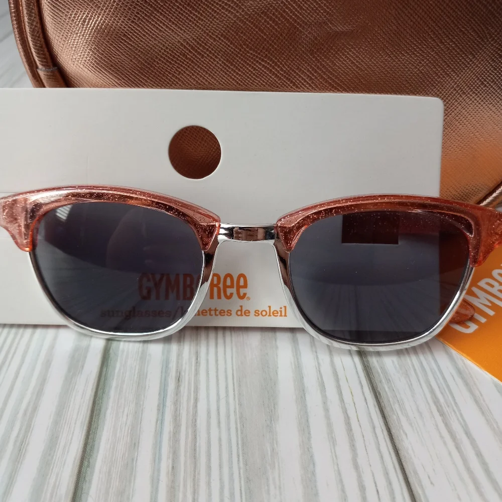 Gymboree Rose Gold Purse & Glasses Set
